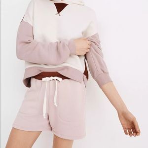 Madewell MWL Airyterry Stitched Pocket Sweatshorts Shorts NWT